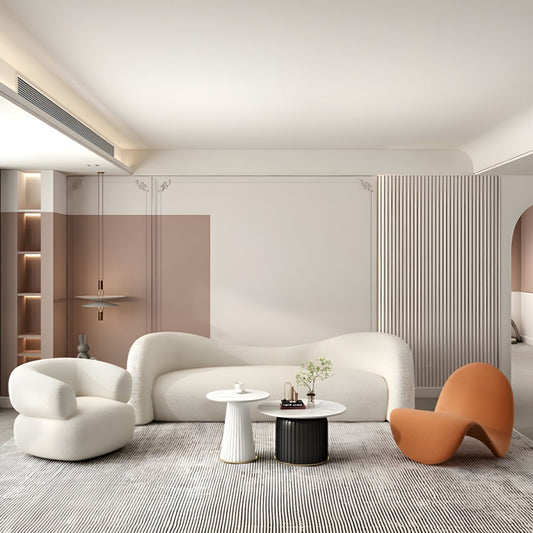 Sofá estético creativo de estilo nórdico moderno