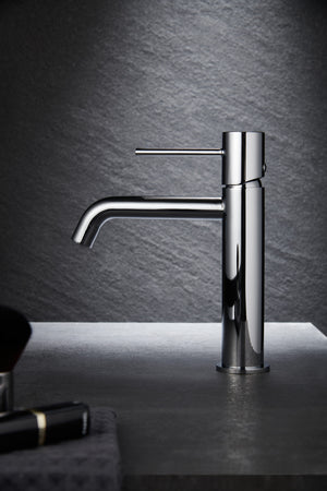 Monza Chrome Single Lever Basin Mixer Faucet, view 3