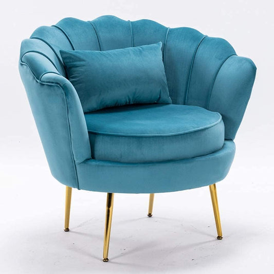 Conjunto de sofá nórdico moderno de terciopelo para salones de belleza