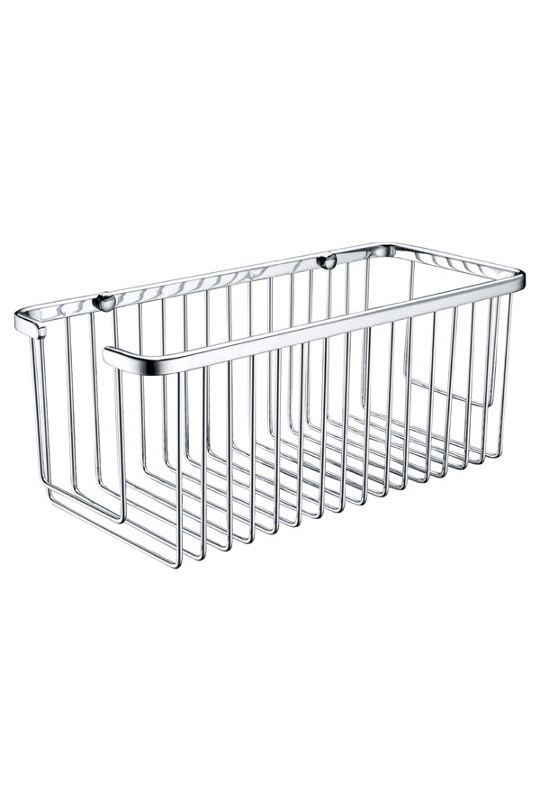 Chrome Rectangular Grid Soap Dish for Bathroom, view 2