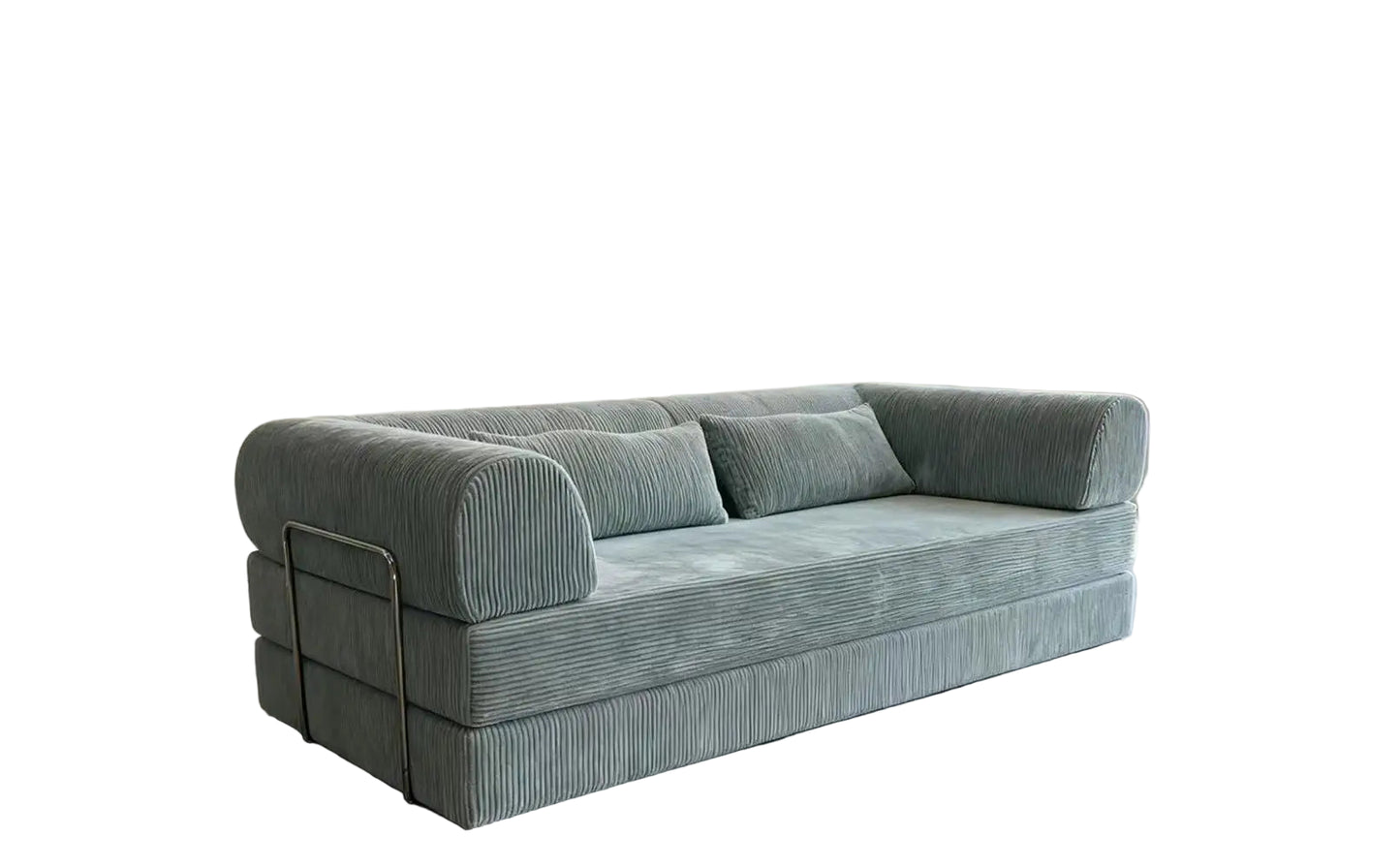 Sofá de esquina de compresión al vacío de 2 plazas