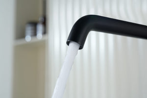 Bless Matte Black Tall Single Lever Basin Mixer, view 4