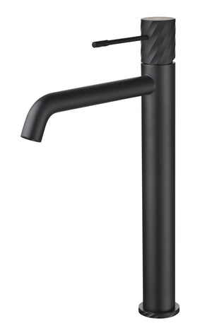 Bless Matte Black Tall Single Lever Basin Mixer, main product view