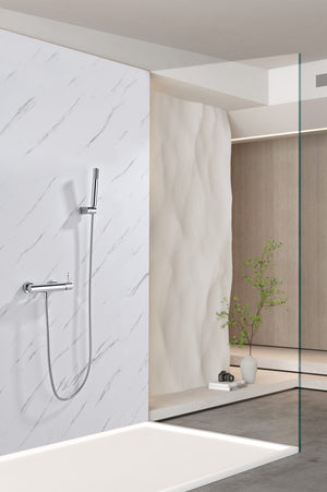 Bless Chrome Single Lever Shower Kit, view 3