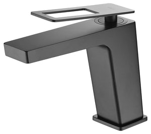 Valencia Matte Black Basin Mixer Sweden Series, view 5