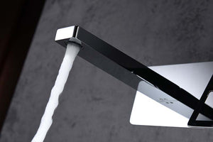 Chrome Single Lever Sink Mixer Modern Design, view 4