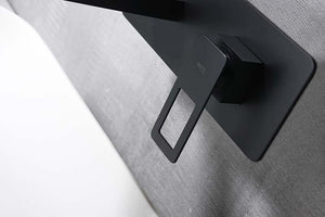 Matte Black Built-in Sink Mixer Single Lever Faucet, view 4