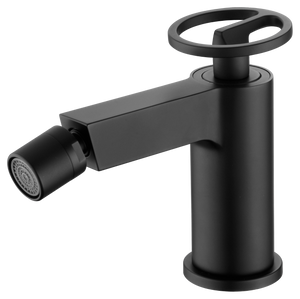 Matte Black Bidet Mixer Tap Modern Minimalist Design, view 2