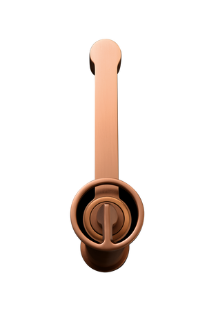 Olimpo Brushed Rose Gold Basin Faucet Single Lever, view 5