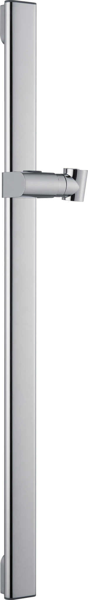 Drava Chrome Sliding Shower Rail with Hand Shower Holder, main product view