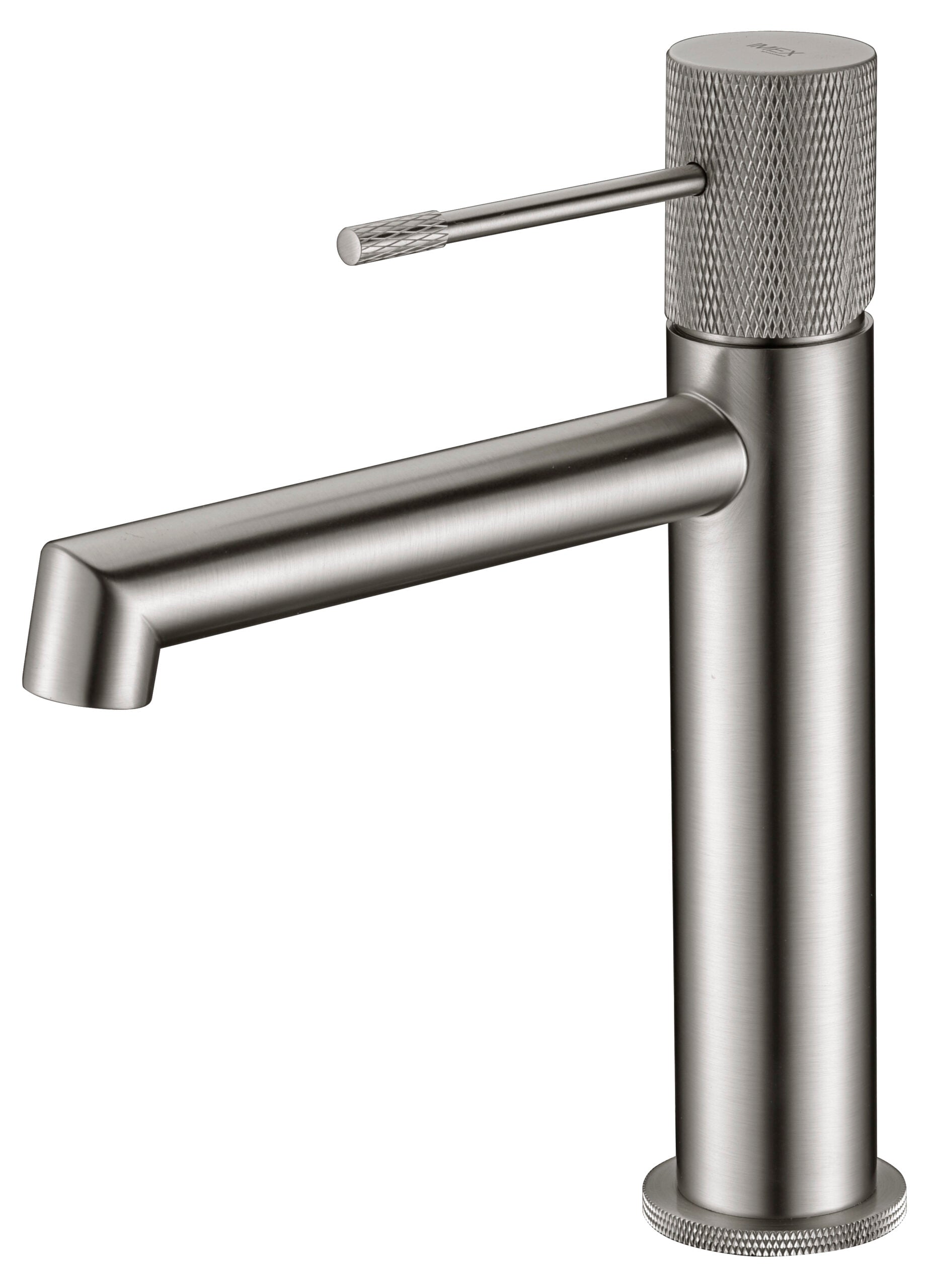 Brushed Nickel Basin Mixer Single Lever Faucet, view 2