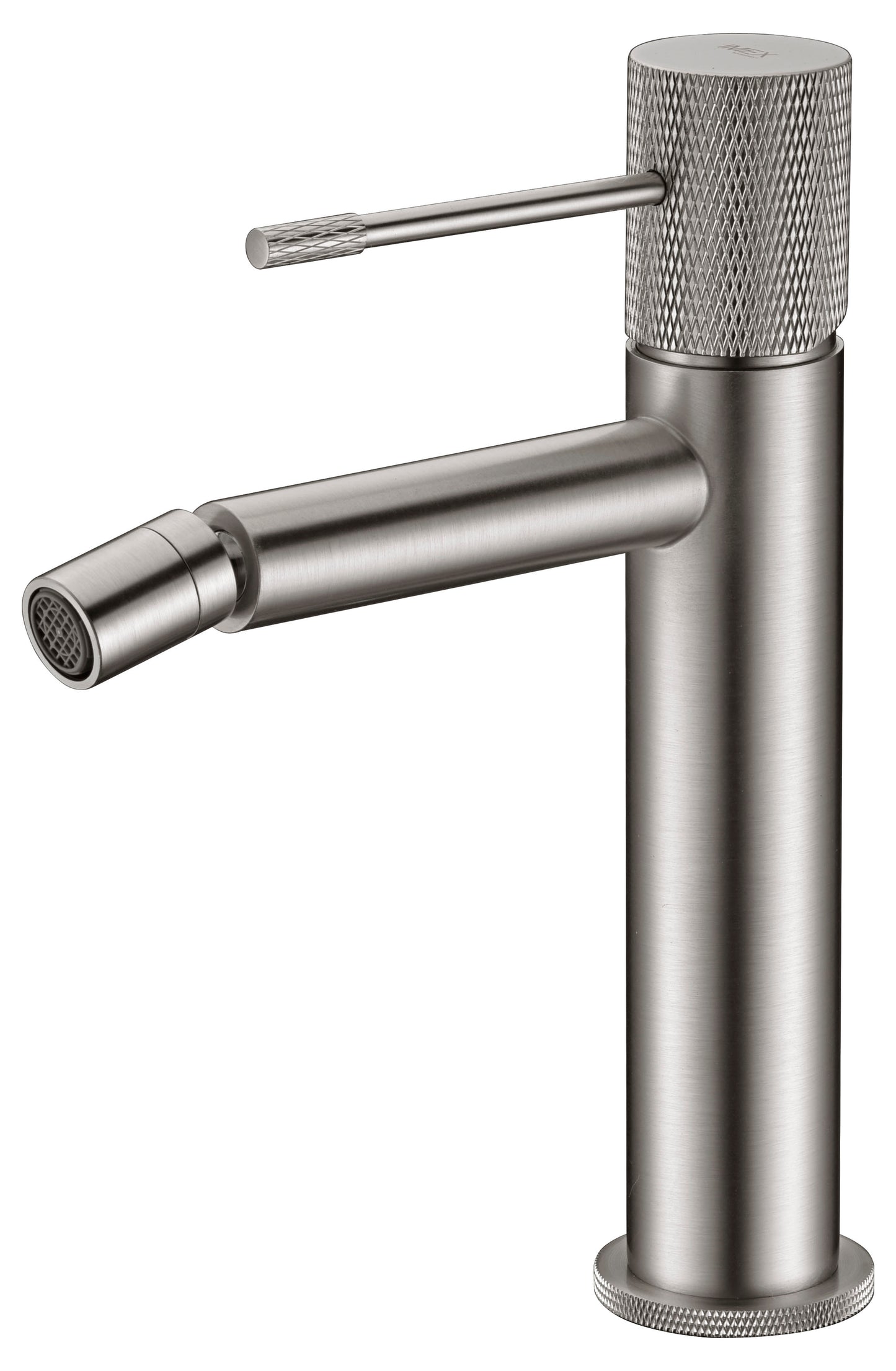 Bidé monomando de níquel cepillado | IMEX