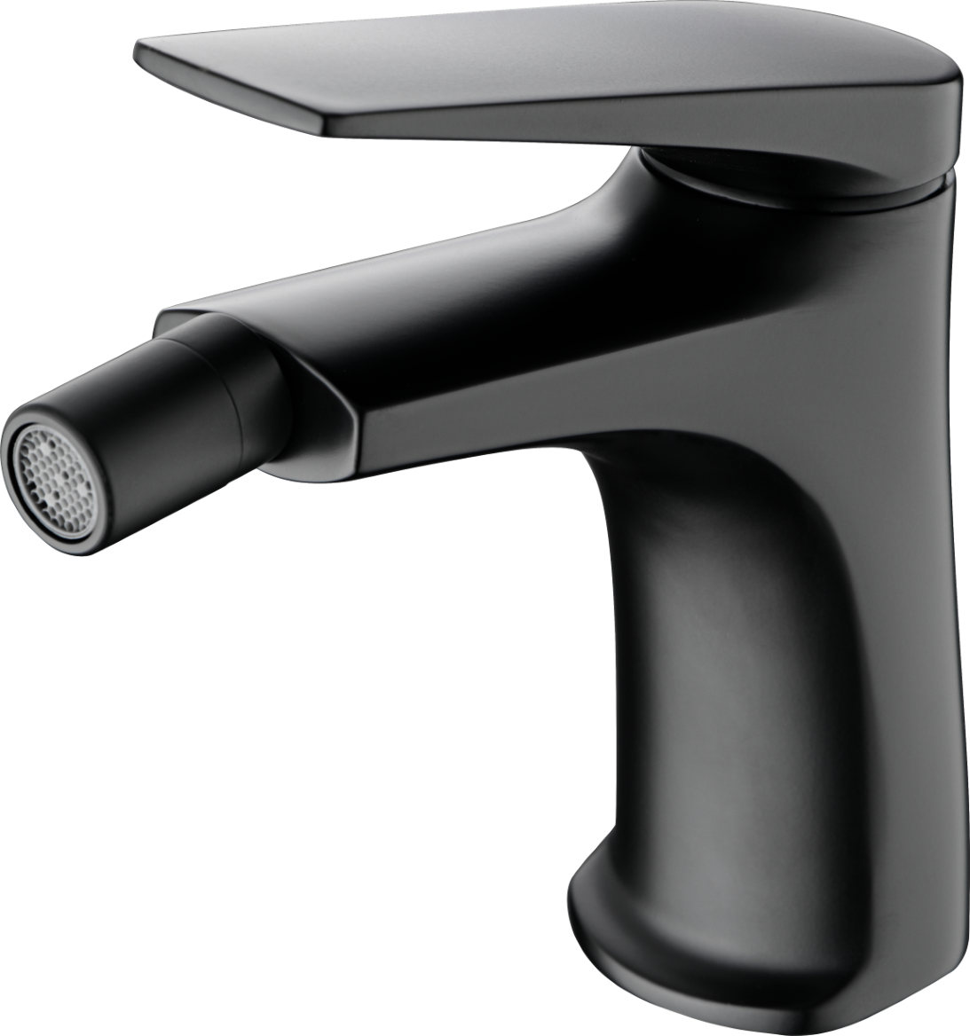 Delos Black Gun Metal Bidet Mixer Single Handle, view 2
