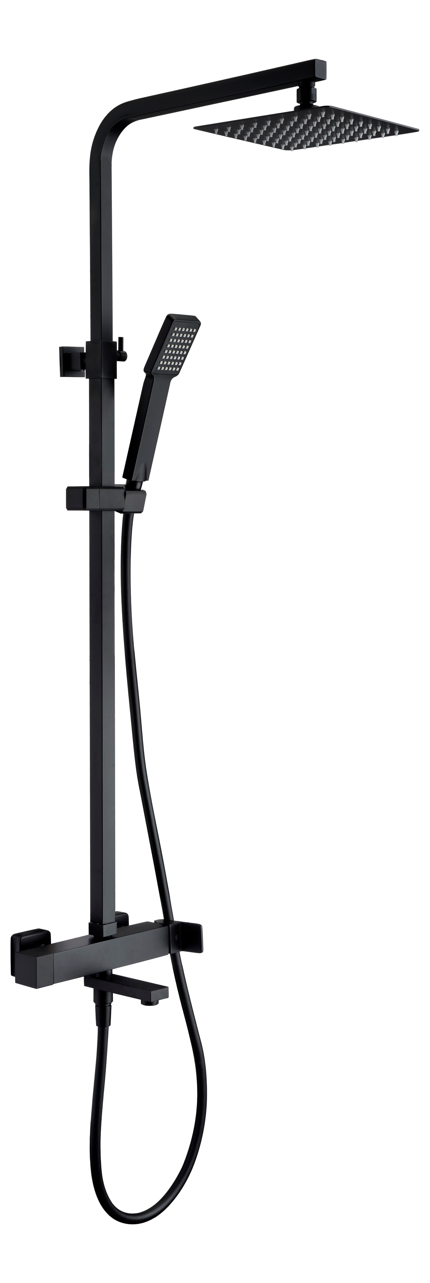 Conjunto de bañera monomando Fiji negro mate | IMEX