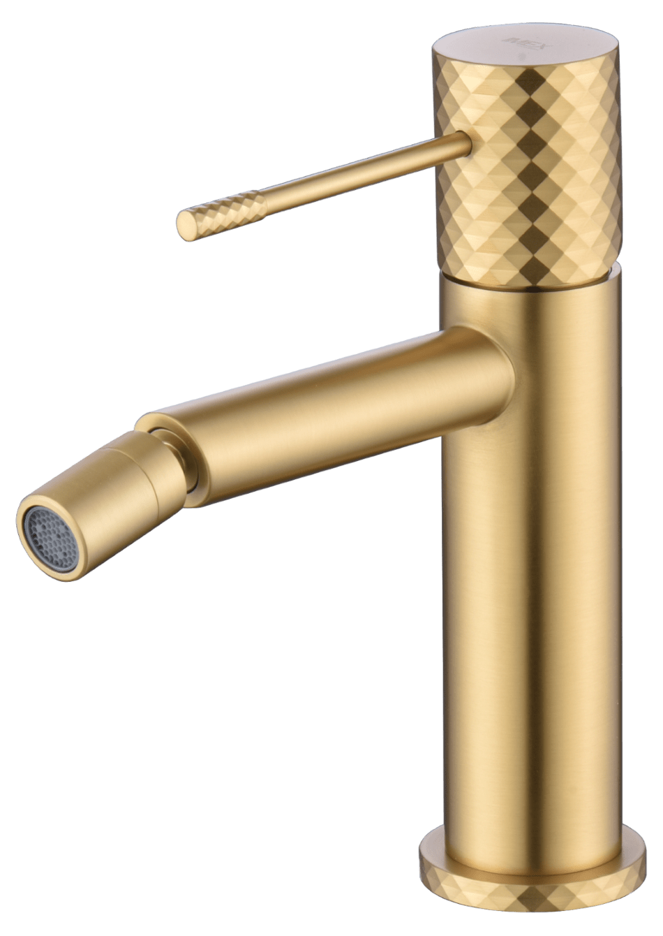 Bidé monomando Génova dorado cepillado | IMEX