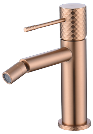Genova Brushed Rose Gold Bidet Mixer, view 2