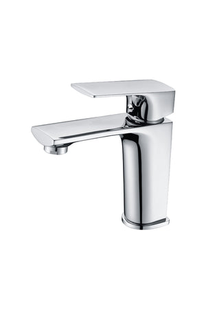 Chrome Single Handle Shower Set Modern Minimalist Design, view 7