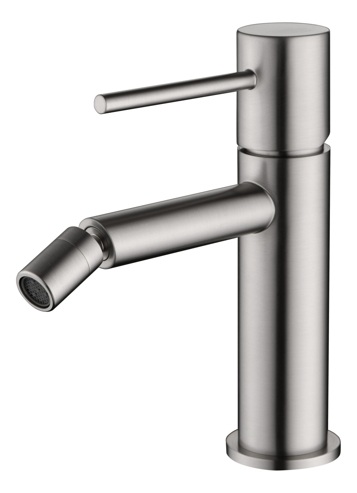 Monza Brushed Nickel Bidet Mixer Single Lever, view 2