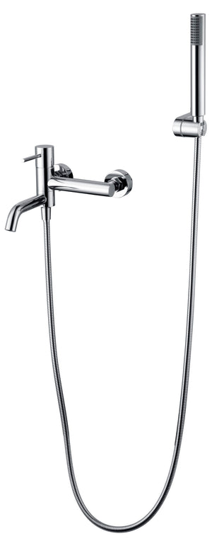 Chrome Single Handle Bath Shower Mixer Kit, view 2