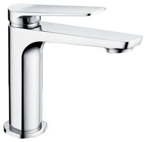 Napoles Chrome Single Handle Bathroom Sink Faucet, view 2