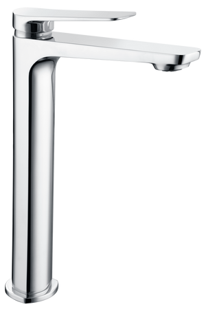 Naples Tall Chrome Sink Mixer Modern Bathroom Faucet, view 2