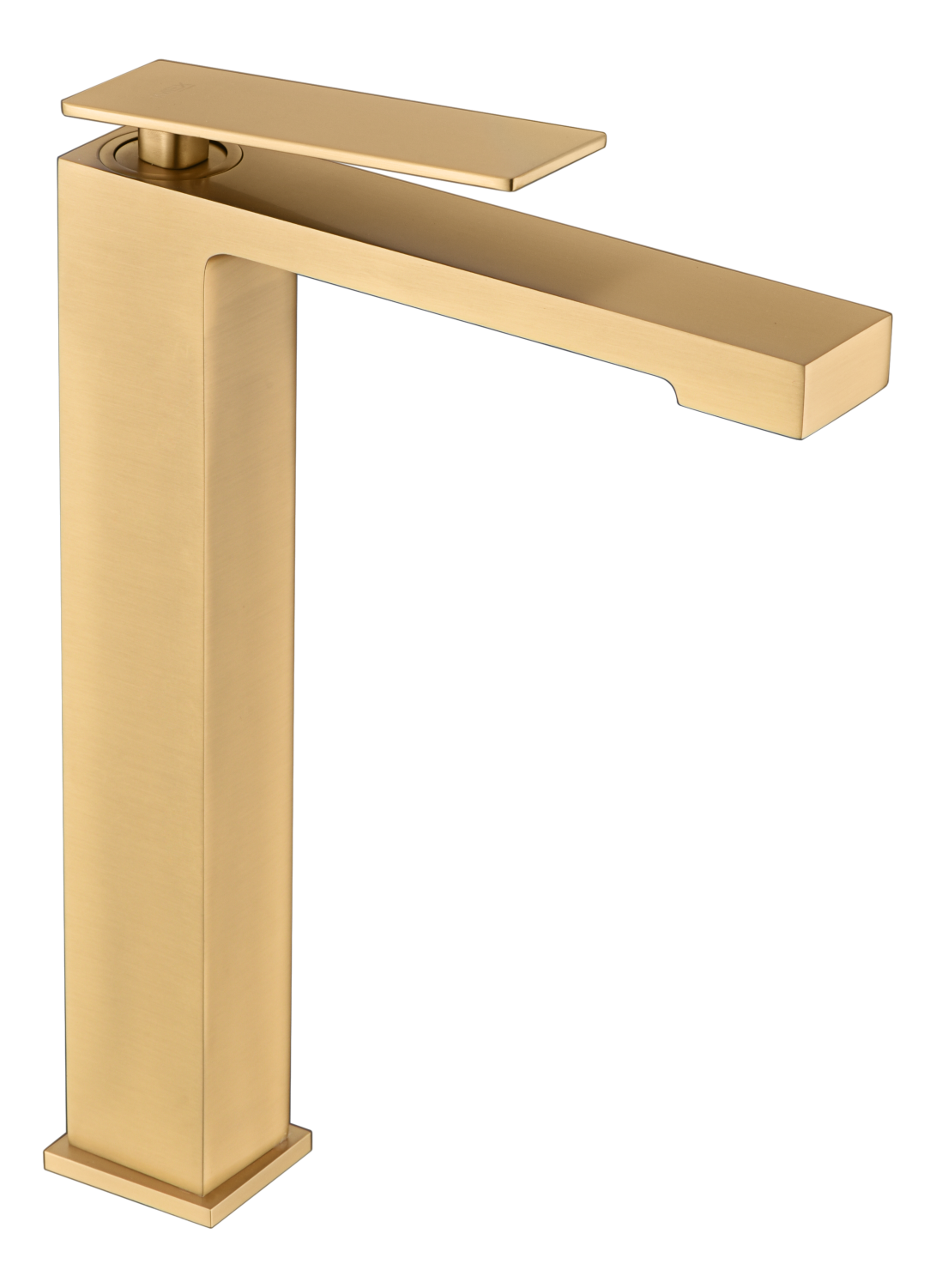 Pisa Brushed Gold Tall Basin Faucet, view 2