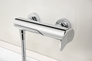 Chrome Single-Lever Shower Kit Denmark Series, mixer detail
