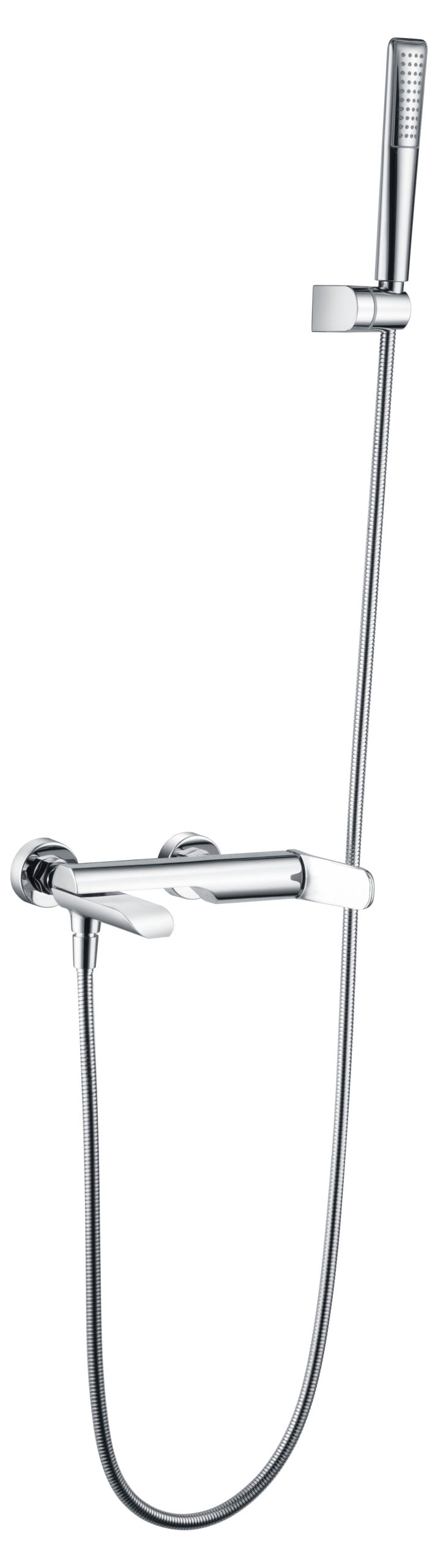 Single Lever Shower Set Mirror Chrome European Design, view 2