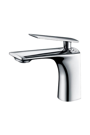 Chrome Single Handle Basin Mixer Faucet, view 2