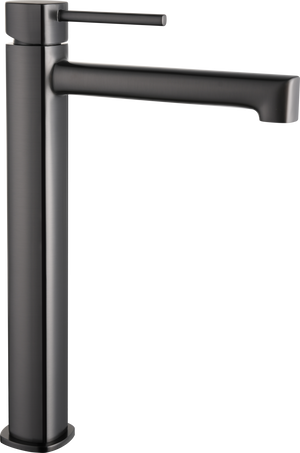 Toscana Black Gun Metal Tall Single Lever Basin Mixer, view 5
