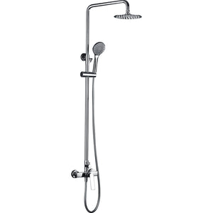 Chrome Single Handle Shower Set Modern Design, view 3