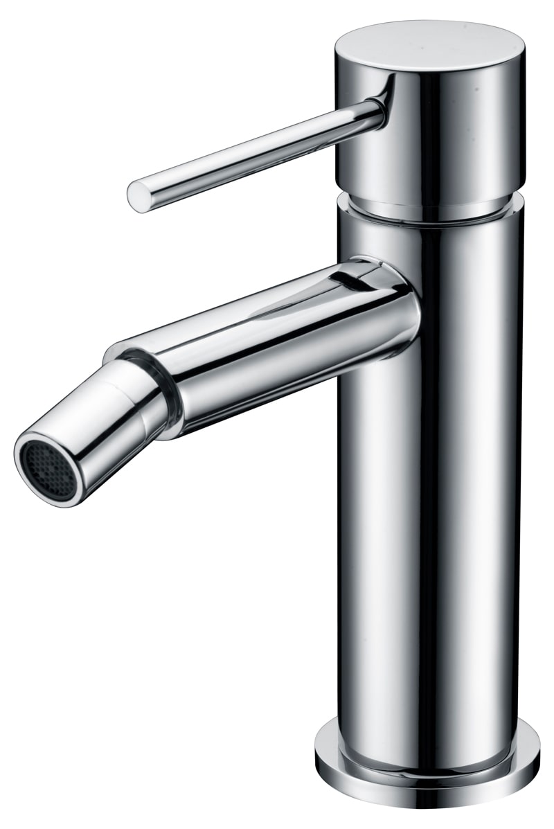 Chrome Milos Bidet Mixer Single Handle Modern Design, view 2
