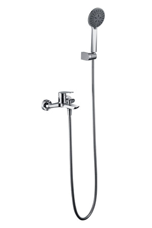 Chrome Bathroom Shower Faucet Modern Design, view 2
