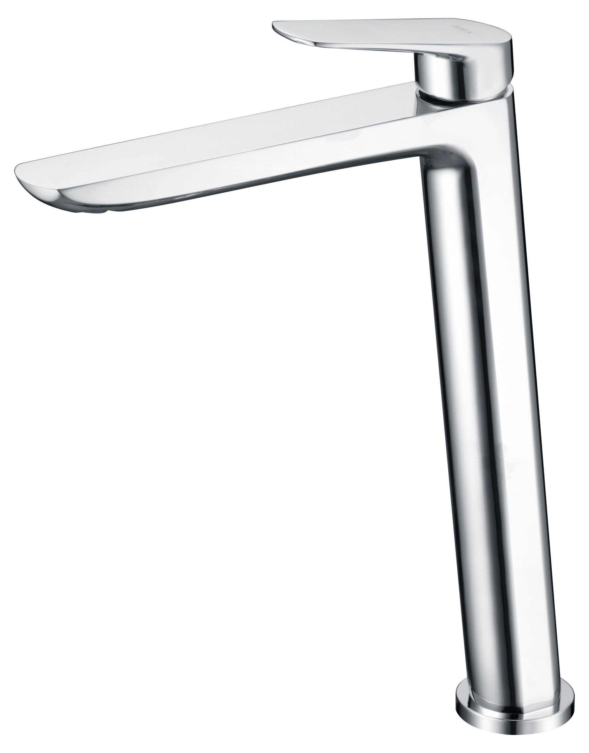 Chrome Single Lever Basin Faucet Modern Tall Design, view 2