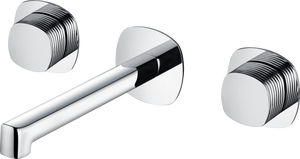 Firenze Chrome Concealed Two Handle Basin Mixer, main product view