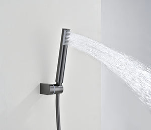 Bless Black Gun Metal Thermostatic Shower Kit, view 5