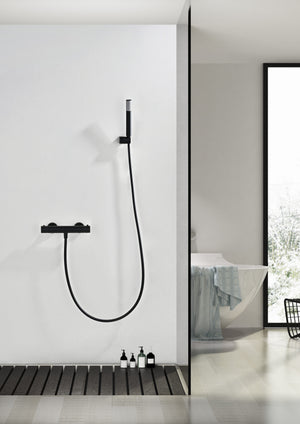 Bless Matte Black Thermostatic Shower Kit, view 3
