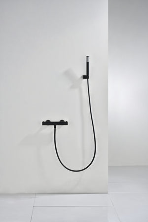 Bless Matte Black Thermostatic Shower Kit, view 6