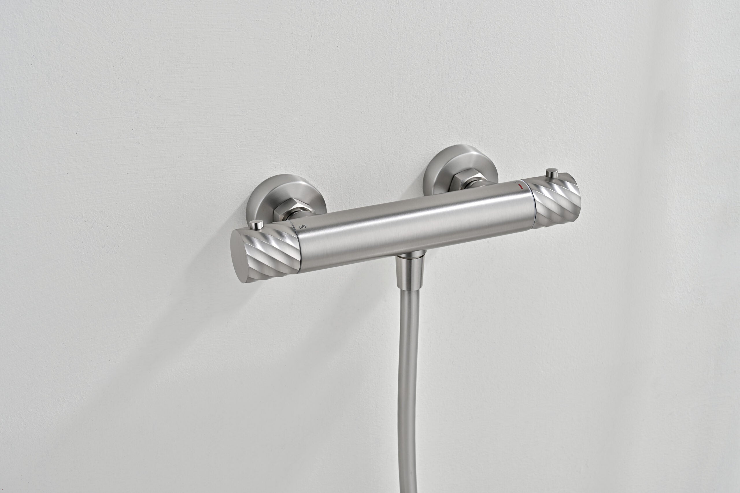 Bless Brushed Nickel Thermostatic Shower Kit, view 2