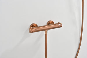 Bless Chrome Thermostatic Shower Set, mixer detail