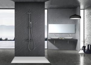Bless Black Gun Metal Thermostatic Shower Set, view 3