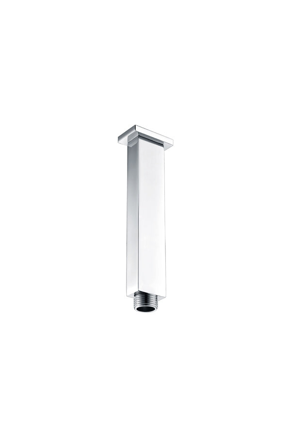 Chrome Square Ceiling Shower Arm Modern Design, view 2