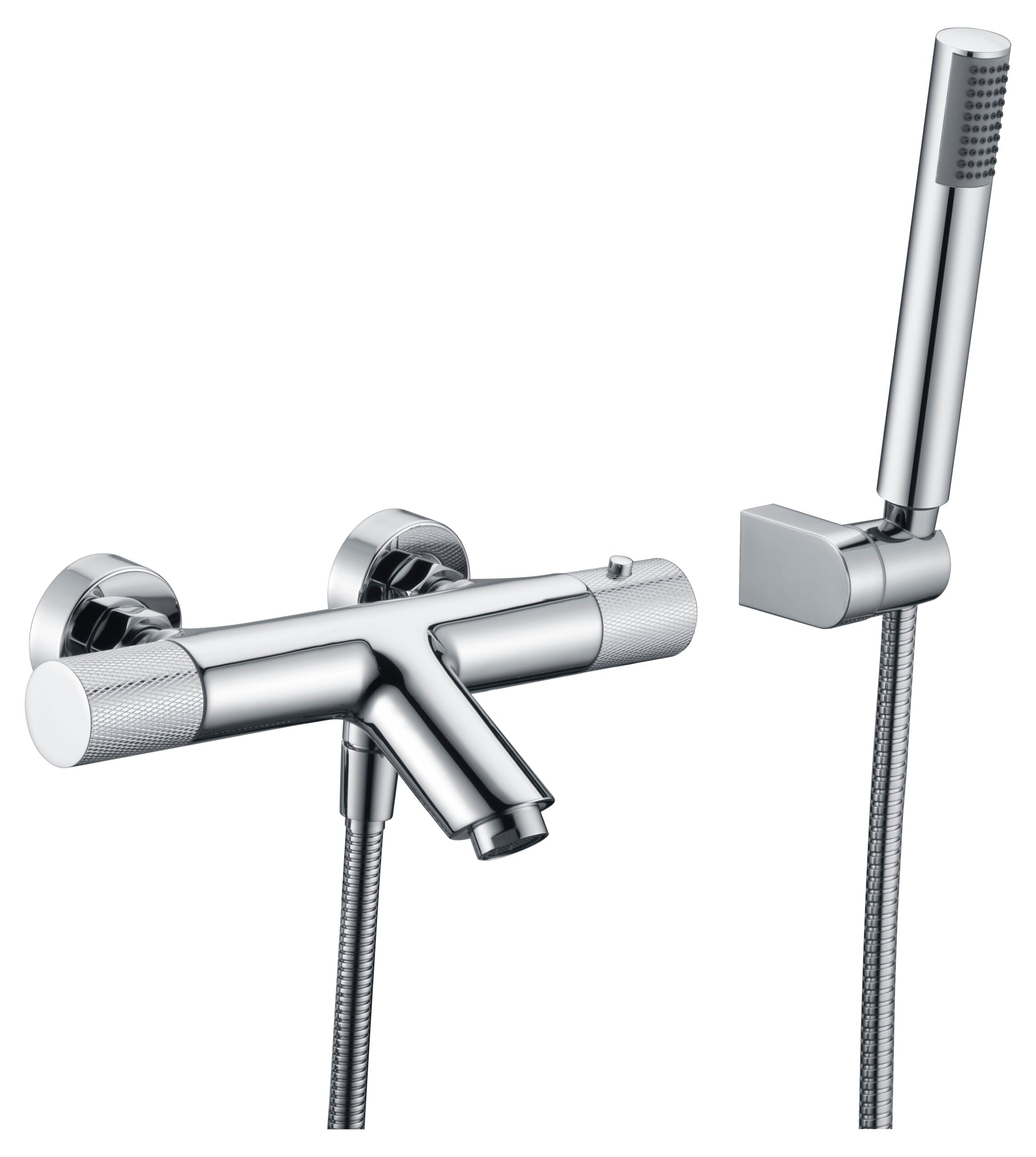 Chrome Thermostatic Shower Faucet with Temperature Control, view 2