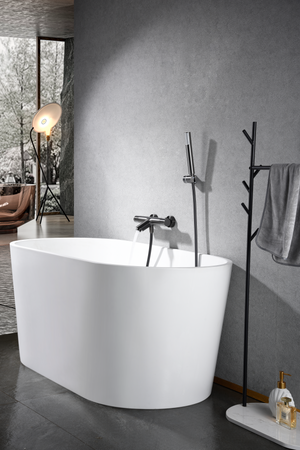 Black Gun Metal Thermostatic Shower Bath Kit, view 3