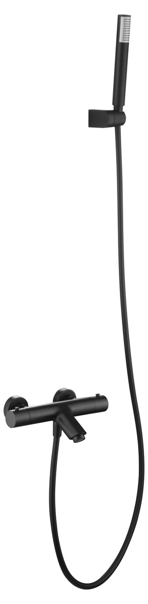 Matte Black Thermostatic Shower Bath Kit, view 6