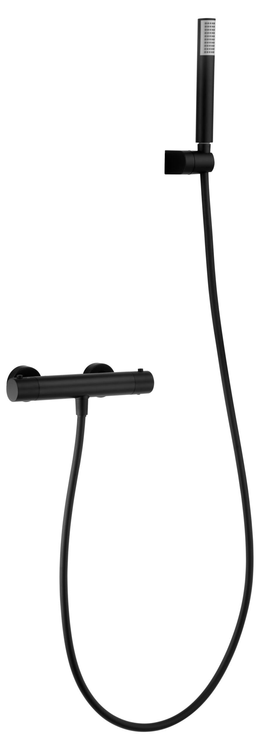 Kit de ducha termostático Monza Negro Mate | IMEX