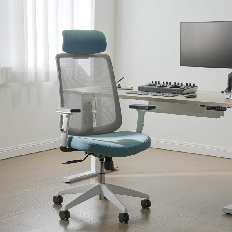 Silla ergonómica con soporte lumbar