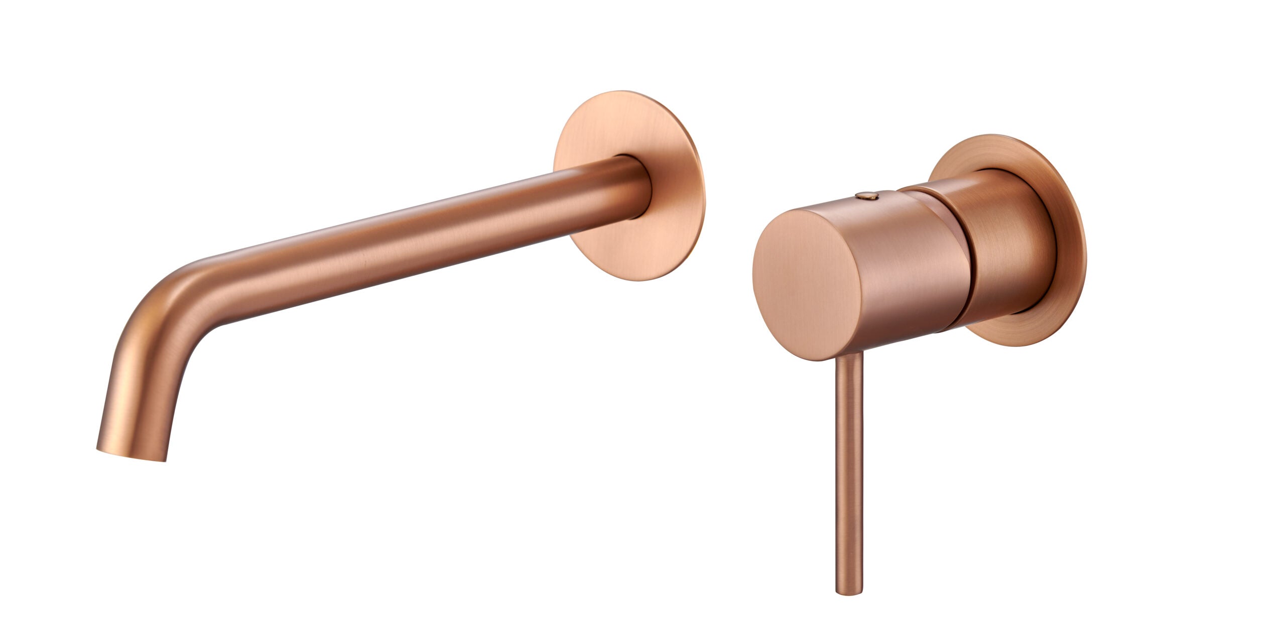 Monza Brushed Rose Gold Single Handle Bathroom Sink Faucet, view 2
