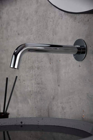 Chrome Built-In Sink Mixer Faucet Modern Bathroom, view 4