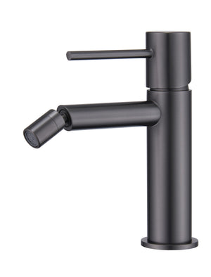 Monza Black Gun Metal Bidet Mixer Single Handle, view 2